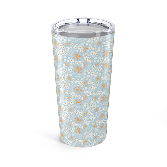 Floral Pattern 20oz Tumbler - Perfect Gift for Nature Lovers
