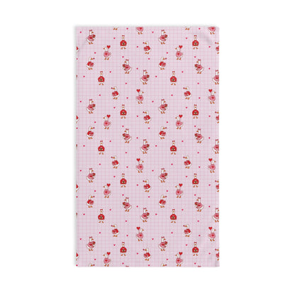 Floral Pink Kitchen Hand Towel