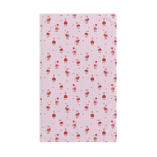 Floral Pink Kitchen Hand Towel