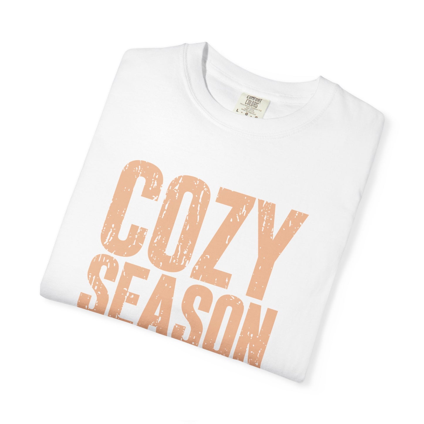 Cozy Season T-shirt for Autumn Vibes | Unisex Garment-Dyed Tee, Fall Apparel, Seasonal Fashion, Casual Wear, Gift Idea