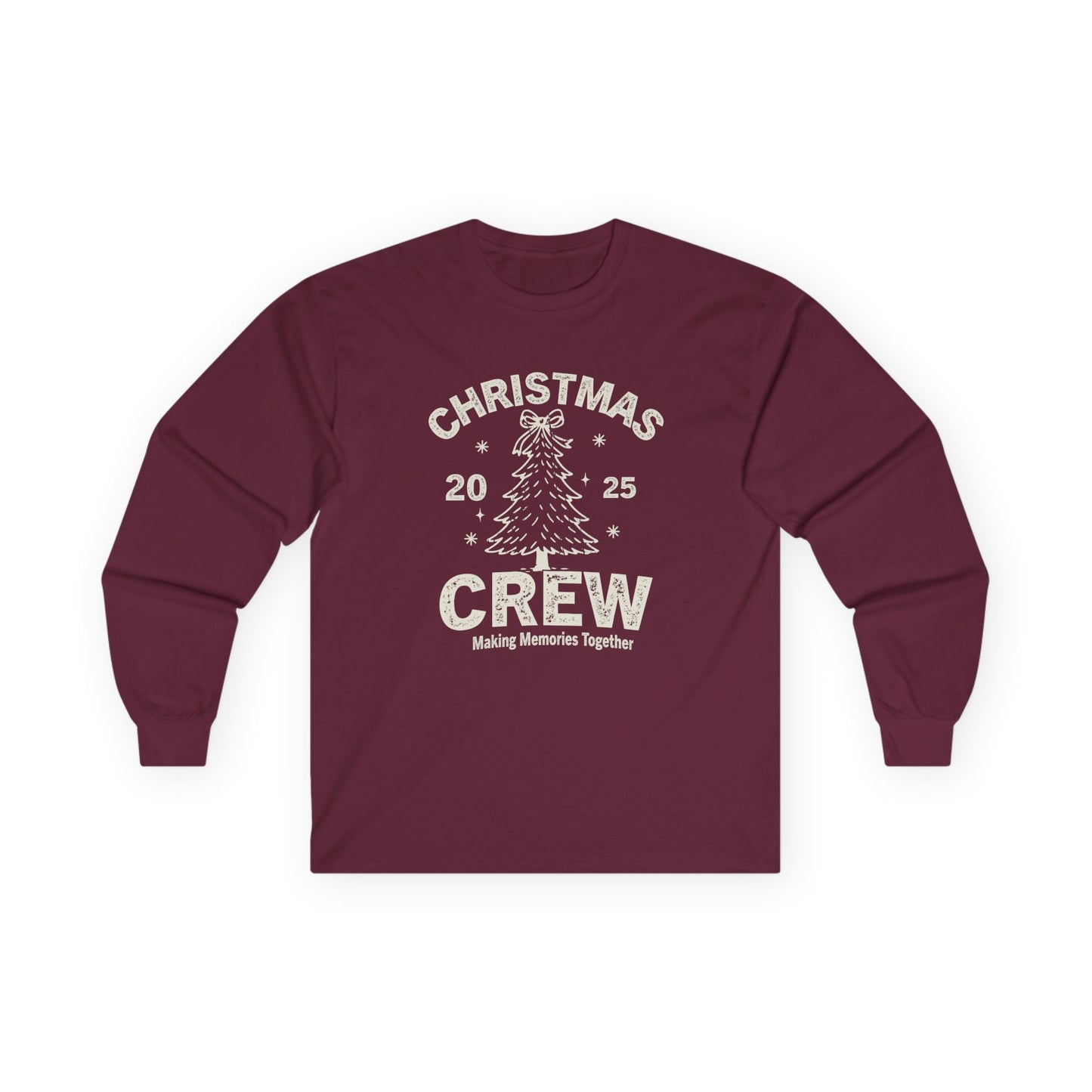 Christmas Crew Long Sleeve Tee - Making Memories Together