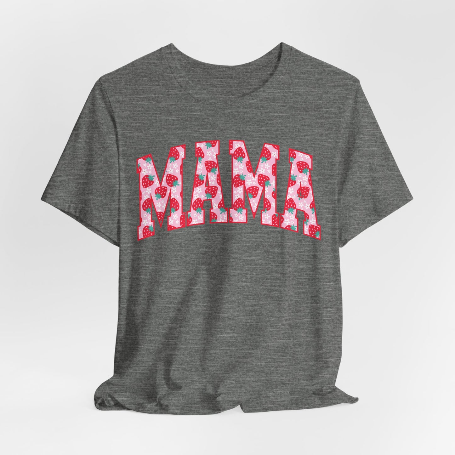 Mama Floral Print Unisex Jersey Tee - Perfect Gift for Moms