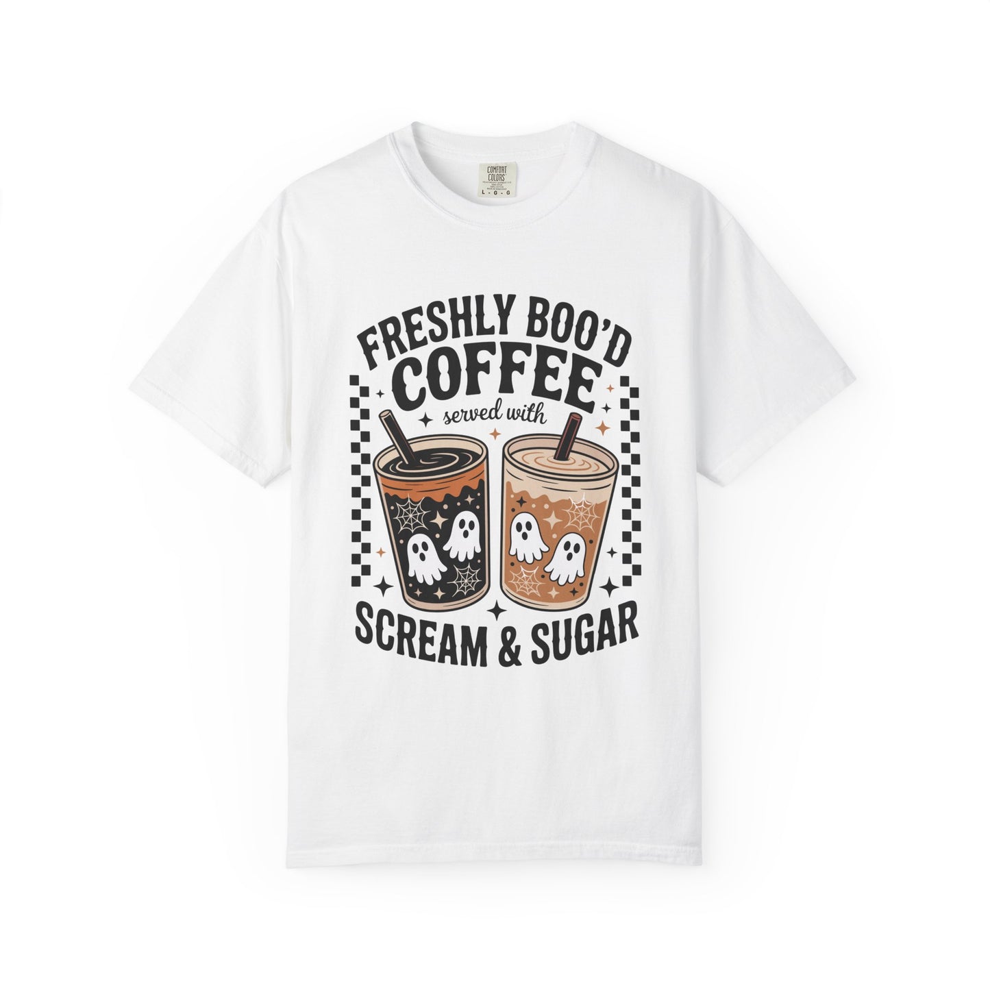 Coffee Themed Unisex T-Shirt - Freshly Boo'd Design for Halloween, Great for Fall, Gift for Coffee Lovers, Perfect for Casual Wear, [...]