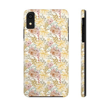 Floral Tough Phone Cases - Durable Protection, Stylish Accessories for Garden Lovers, Nature Enthusiasts, Birthdays, Holidays