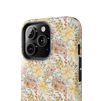 Floral Tough Phone Cases - Durable Protection, Stylish Accessories for Garden Lovers, Nature Enthusiasts, Birthdays, Holidays
