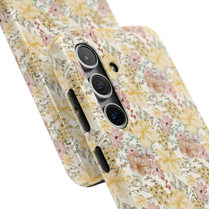 Floral Tough Phone Cases - Durable Protection, Stylish Accessories for Garden Lovers, Nature Enthusiasts, Birthdays, Holidays