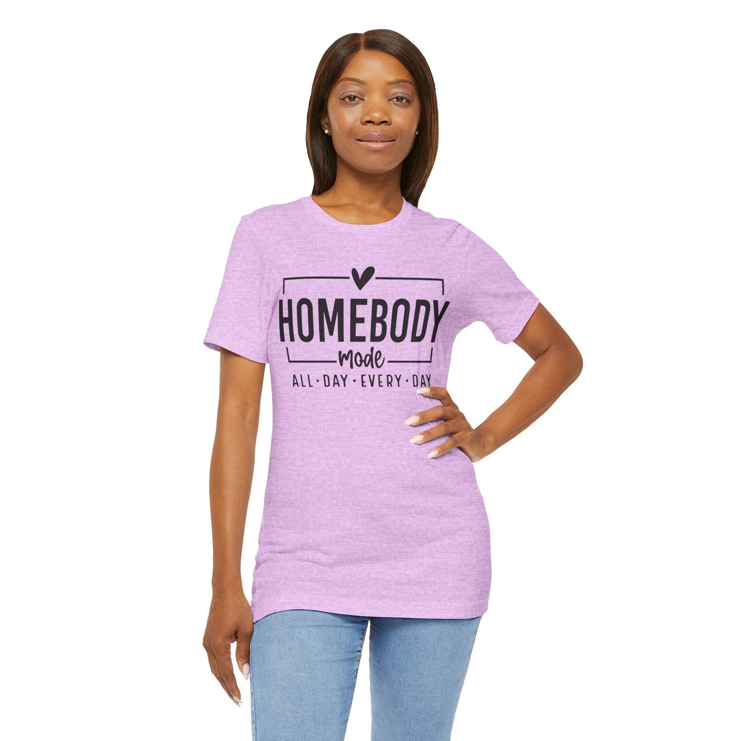Homebody Mode Unisex Jersey Tee - Perfect for Cozy Days
