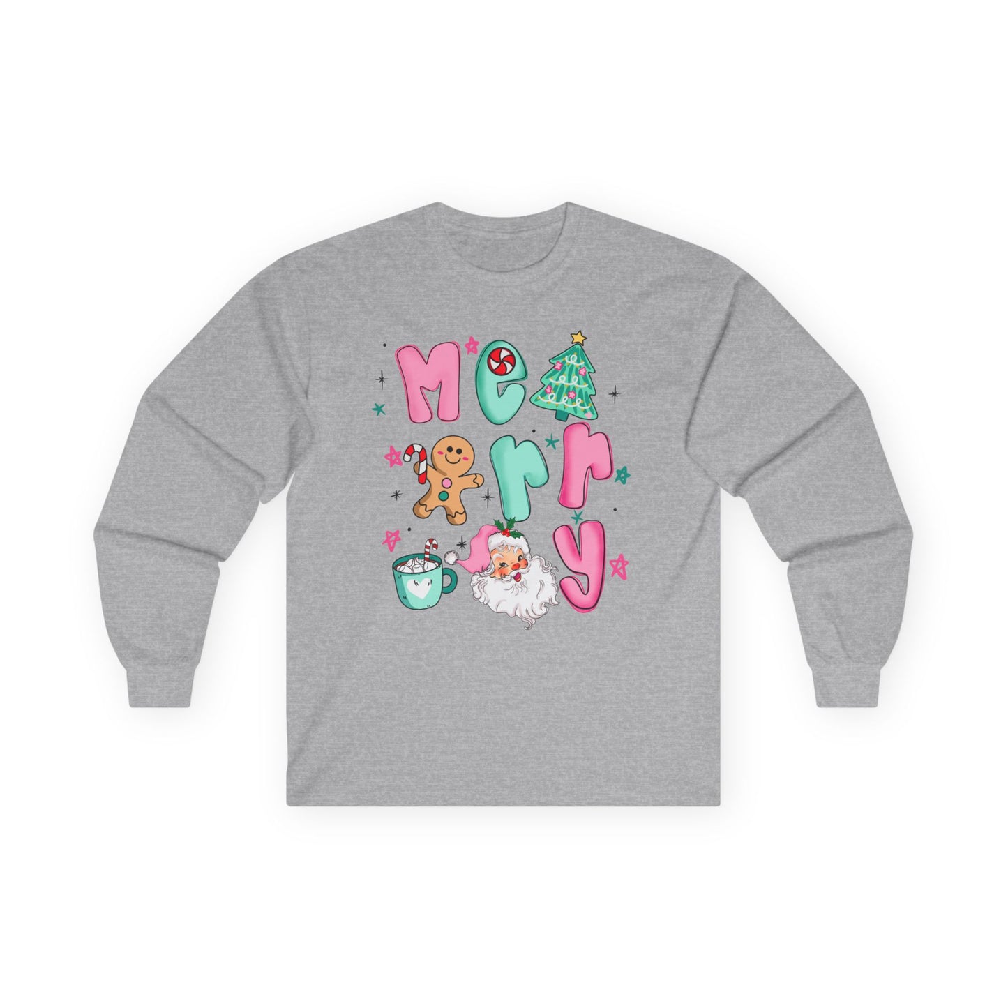 Merry & Bright Holiday Long Sleeve Tee