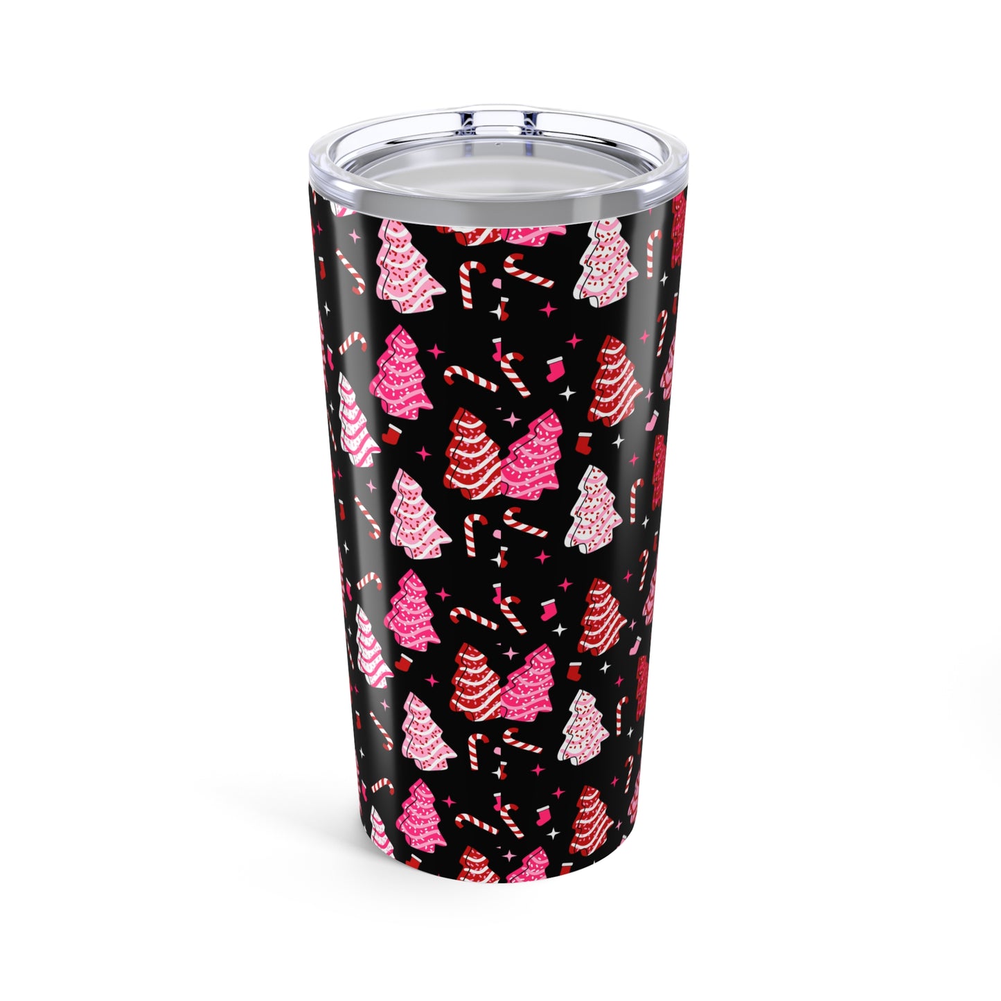 Festive Christmas Tumbler 20oz | Holiday Drinkware, Seasonal Gift, Party Favor, Winter Decor, Reusable Coffee Cup