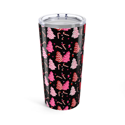 Festive Christmas Tumbler 20oz | Holiday Drinkware, Seasonal Gift, Party Favor, Winter Decor, Reusable Coffee Cup