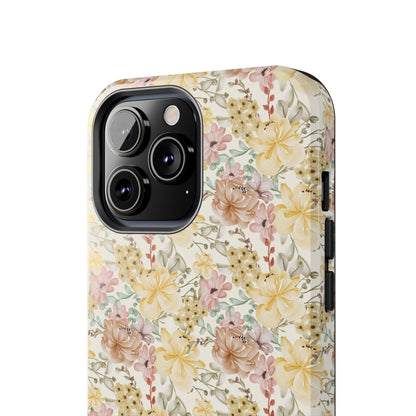 Floral Tough Phone Cases - Durable Protection, Stylish Accessories for Garden Lovers, Nature Enthusiasts, Birthdays, Holidays