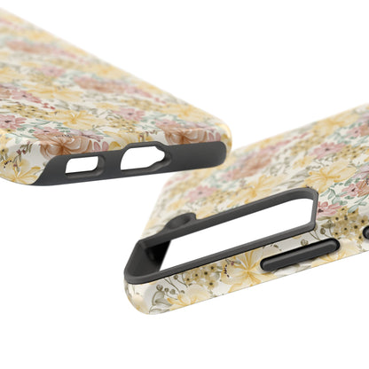 Floral Tough Phone Cases - Durable Protection, Stylish Accessories for Garden Lovers, Nature Enthusiasts, Birthdays, Holidays