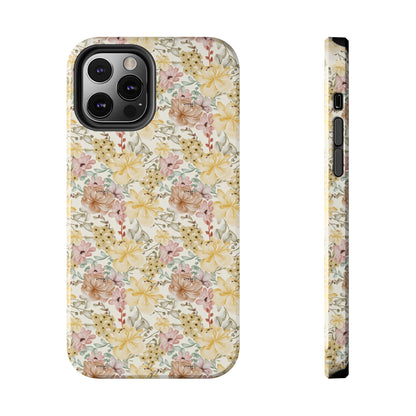 Floral Tough Phone Cases - Durable Protection, Stylish Accessories for Garden Lovers, Nature Enthusiasts, Birthdays, Holidays