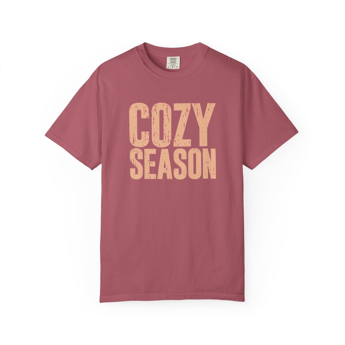 Cozy Season T-shirt for Autumn Vibes | Unisex Garment-Dyed Tee, Fall Apparel, Seasonal Fashion, Casual Wear, Gift Idea