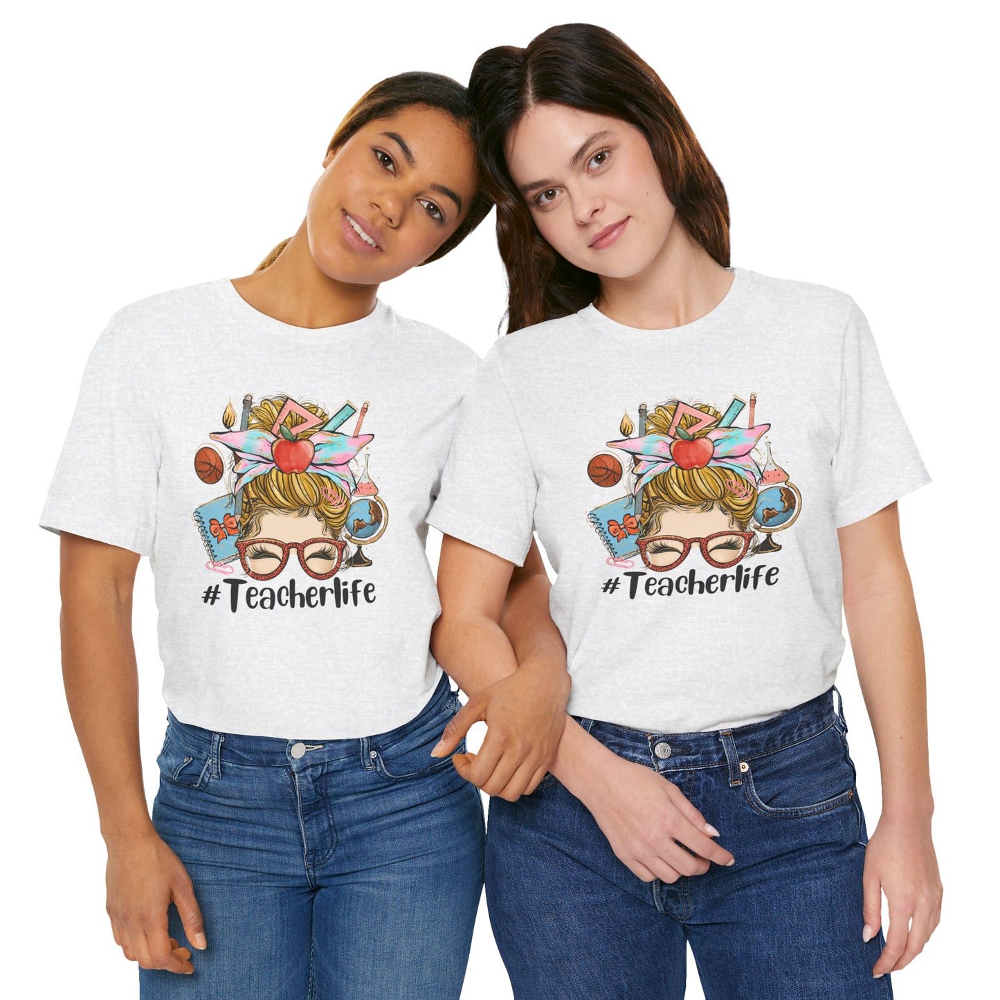#TeacherLife Unisex Jersey Short Sleeve Tee - Perfect Gift for Teachers