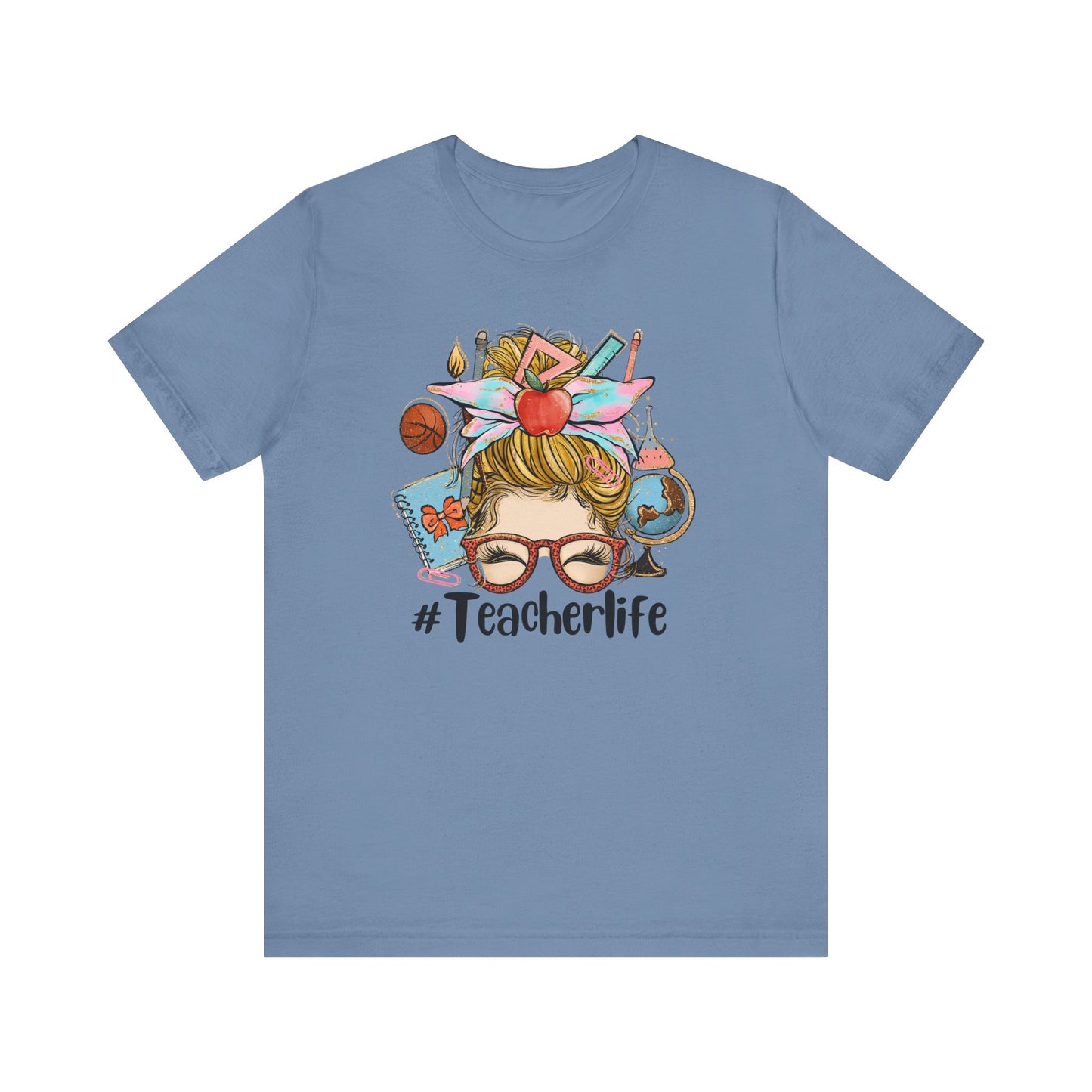 #TeacherLife Unisex Jersey Short Sleeve Tee - Perfect Gift for Teachers