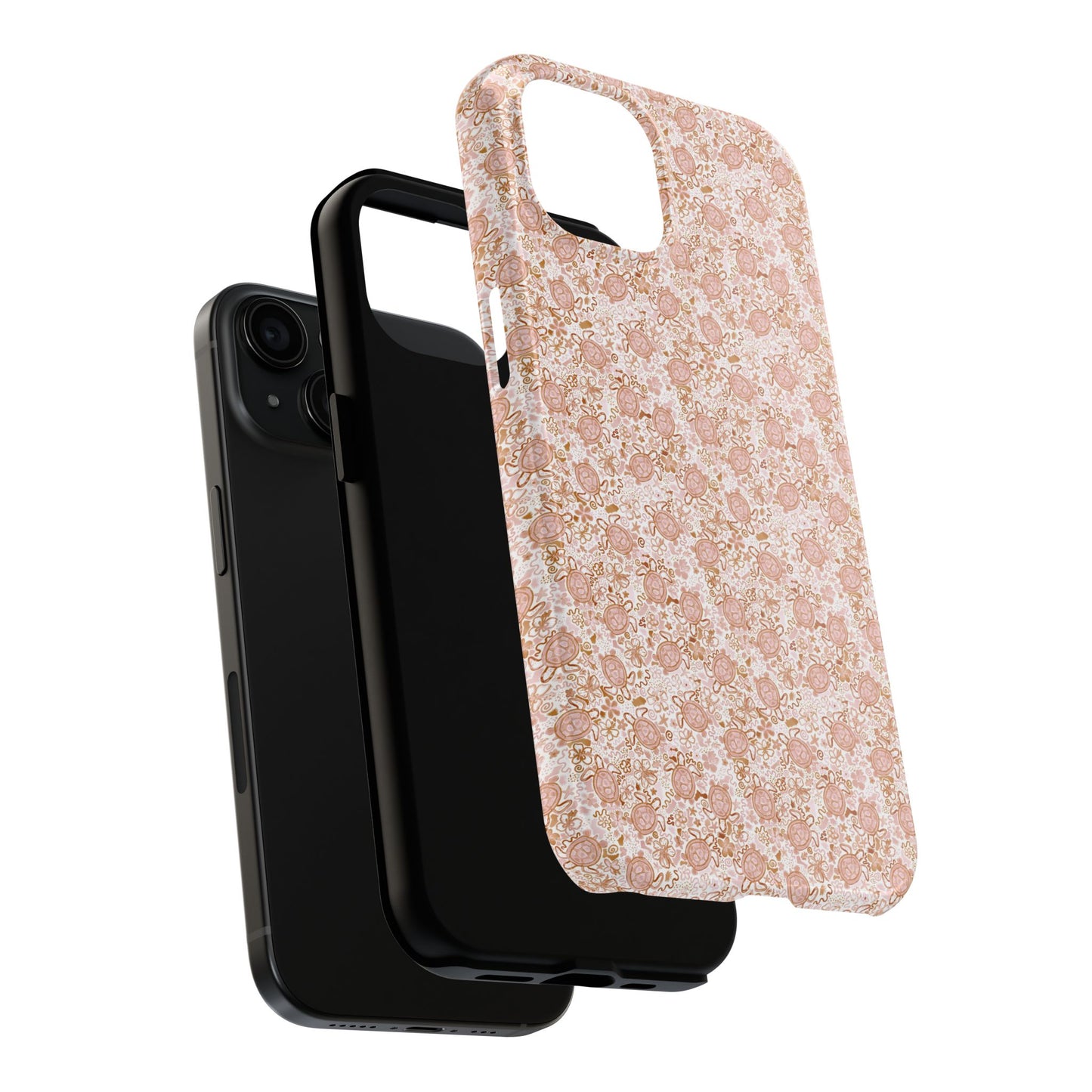 Tough Phone Case - Boho Turtle Design 🐢