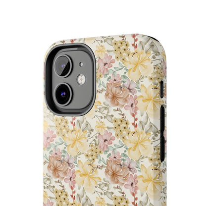 Floral Tough Phone Cases - Durable Protection, Stylish Accessories for Garden Lovers, Nature Enthusiasts, Birthdays, Holidays