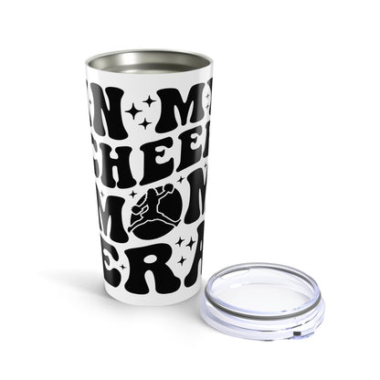 Stylish 20oz Tumbler | Cheer Mom Design | Perfect for Gifts, Sports, and On-the-Go Hydration, Personalized Travel Mug