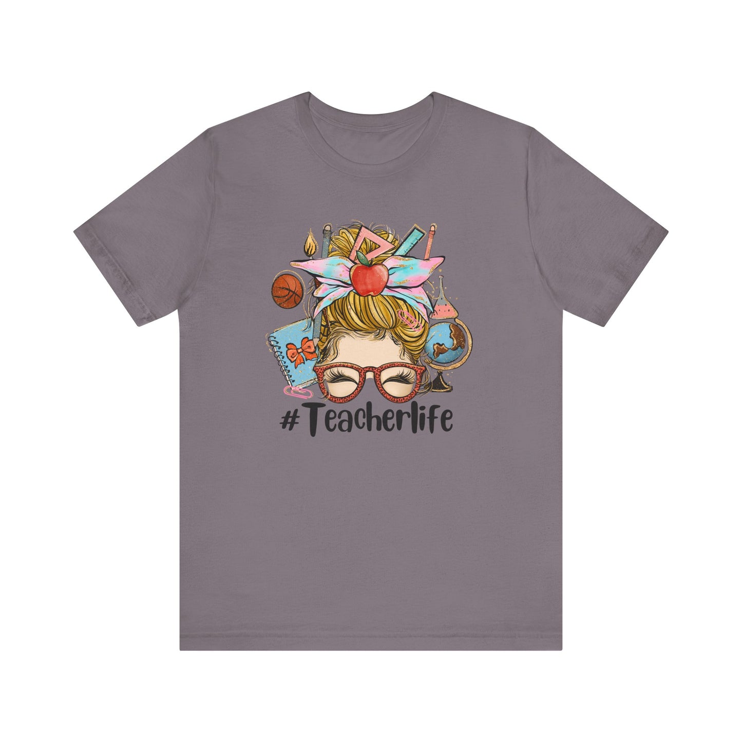 #TeacherLife Unisex Jersey Short Sleeve Tee - Perfect Gift for Teachers