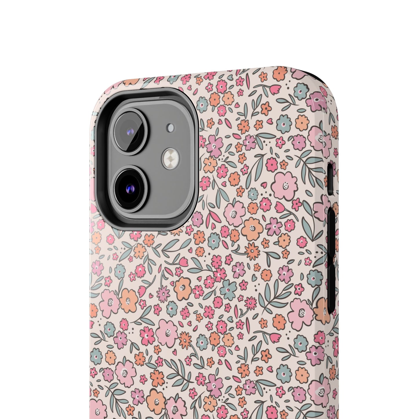 Floral Tough Phone Cases - Stylish Protection, Unique Gifts, Spring Decor, Flower Pattern, Durable Accessory