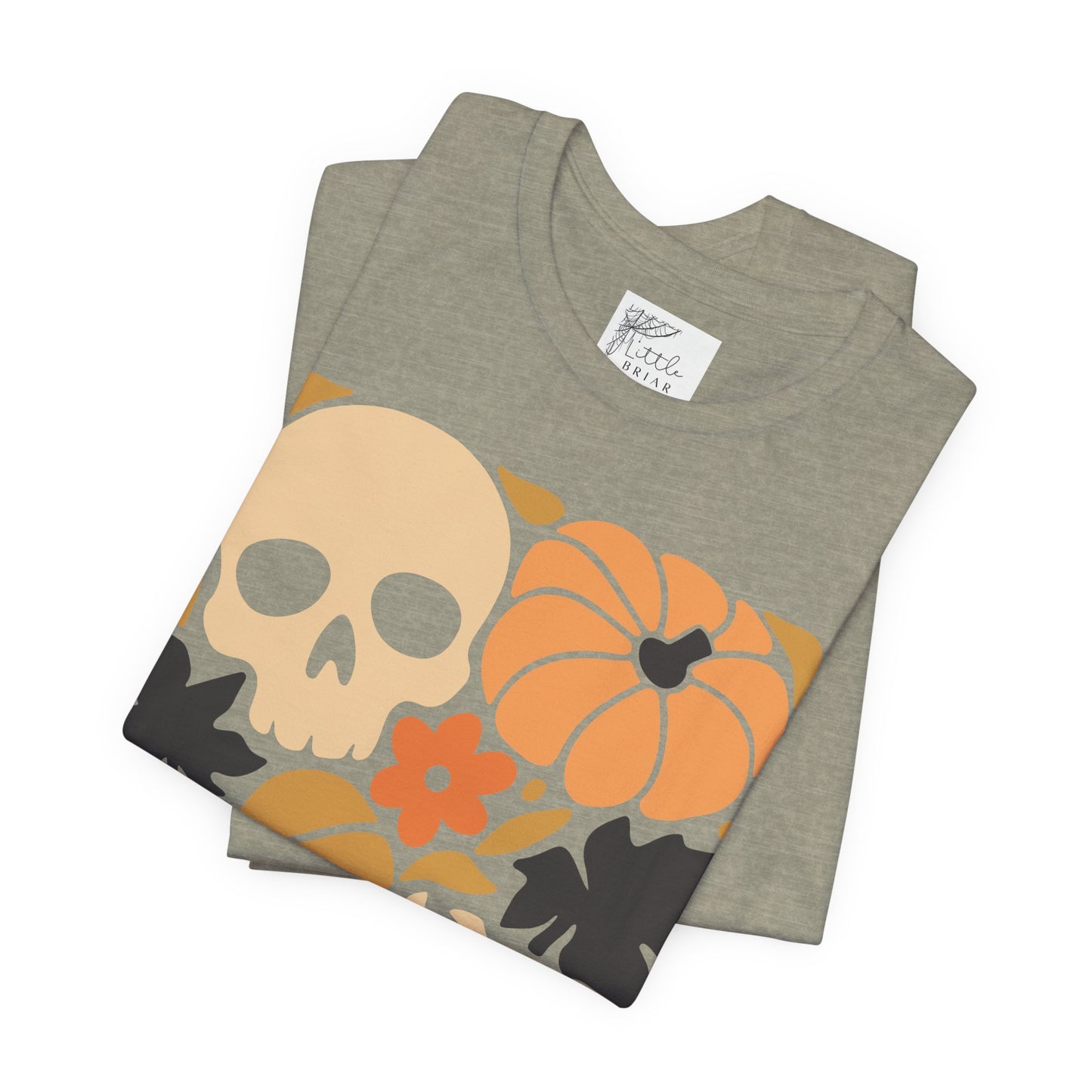 Autumn Vibes Graphic Tee | Halloween Shirt, Fall Apparel, Unisex Tee, Spooky Fashion, Pumpkin Skull Top
