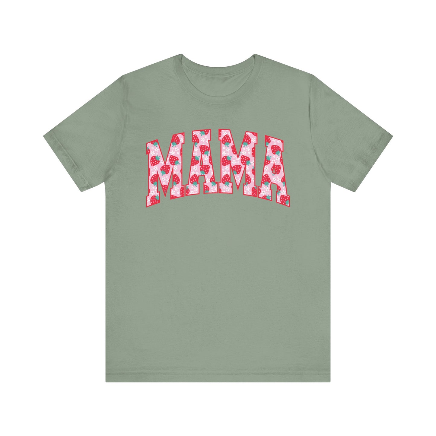 Mama Floral Print Unisex Jersey Tee - Perfect Gift for Moms