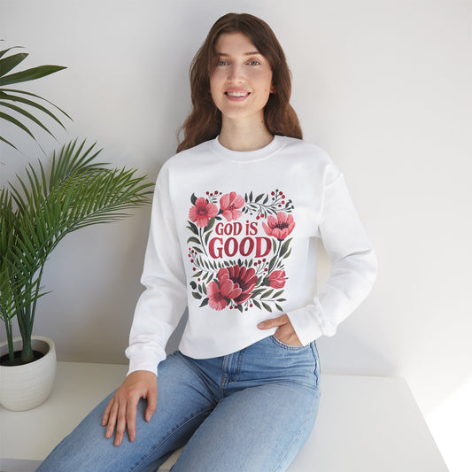 God is Good Crewneck Sweatshirt