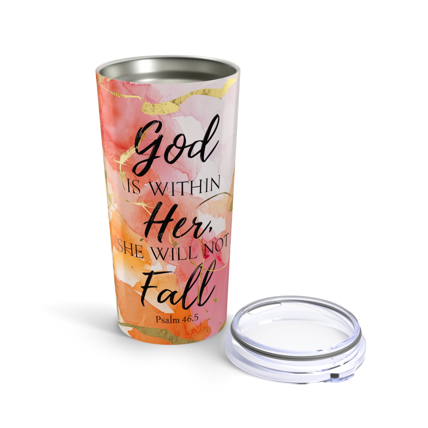 Inspirational Bible Verse Tumbler, 20 oz