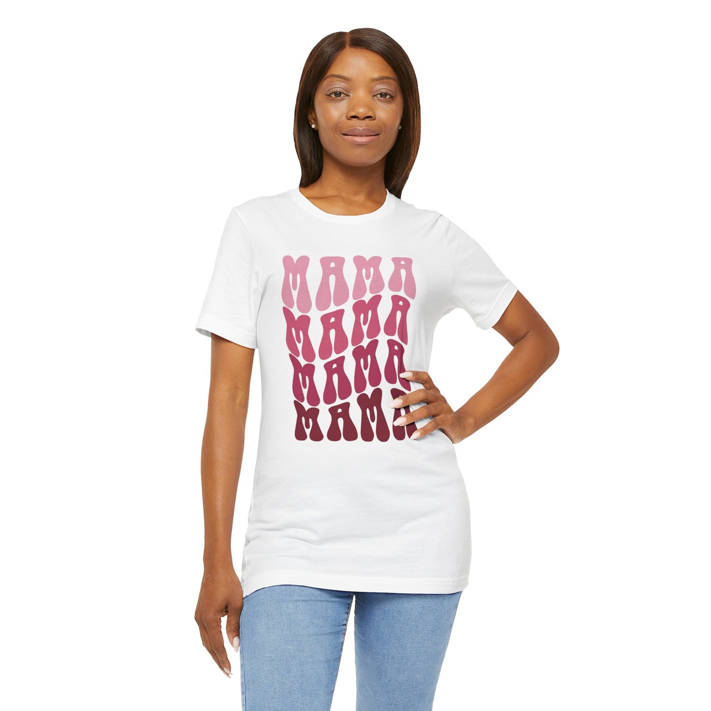 Mama Love Unisex Tee - Perfect Gift for Moms, Cute Mother's Day Shirt, Casual Wear, Graphic Tee, Family Celebration