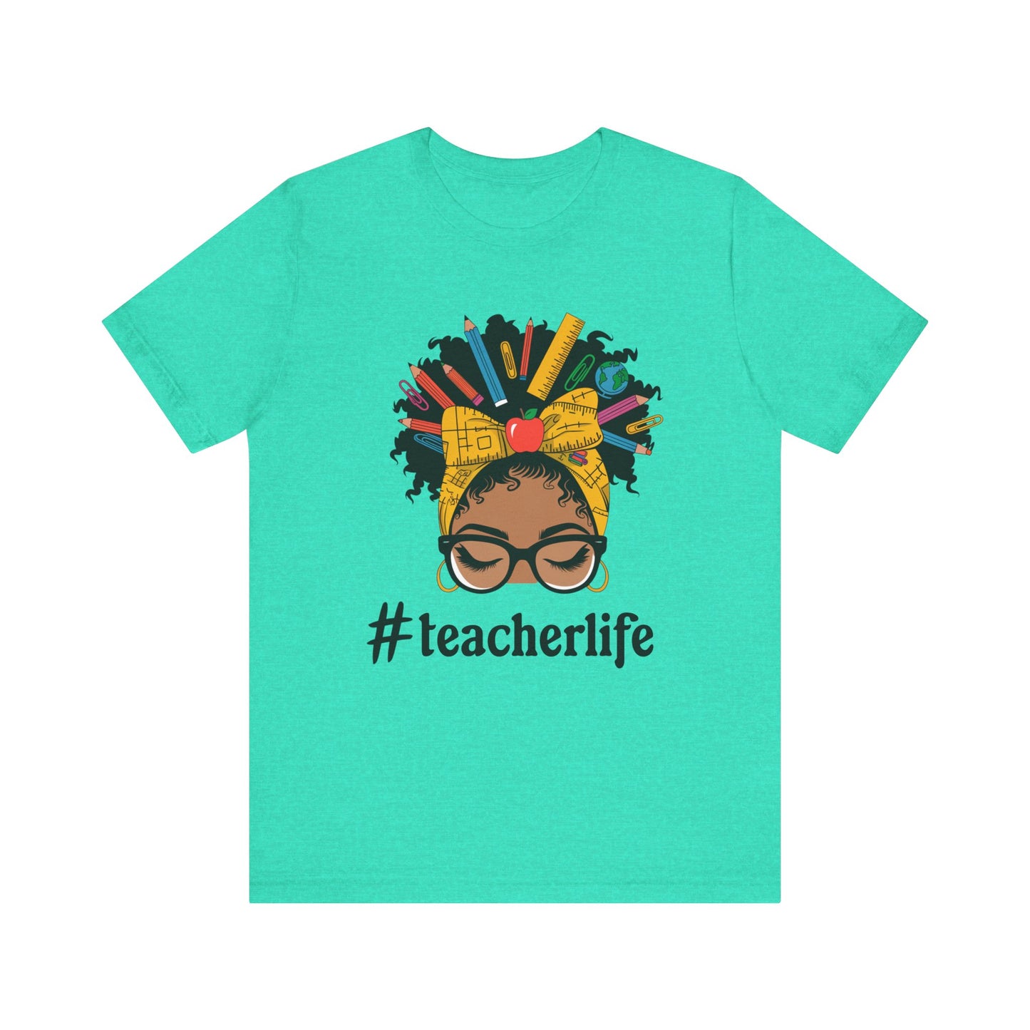 #TeacherLife Unisex Short Sleeve Tee - Celebrate Educators in Style