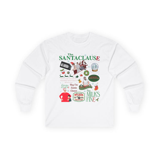 Festive Santa Claus Long Sleeve Tee