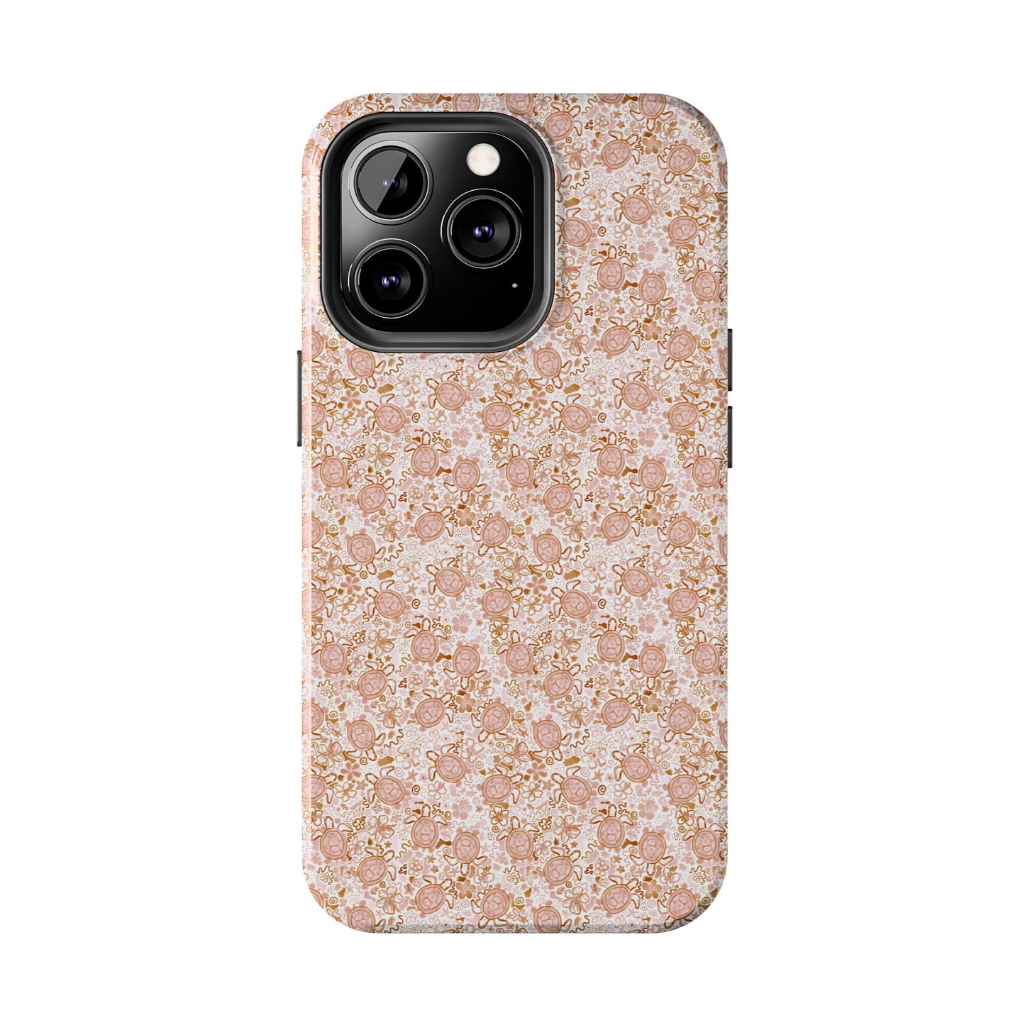 Tough Phone Case - Boho Turtle Design 🐢