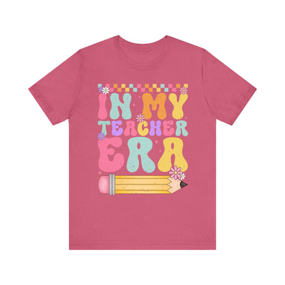 In My Teacher Era Unisex Jersey Tee - Fun Teacher Appreciation Gift