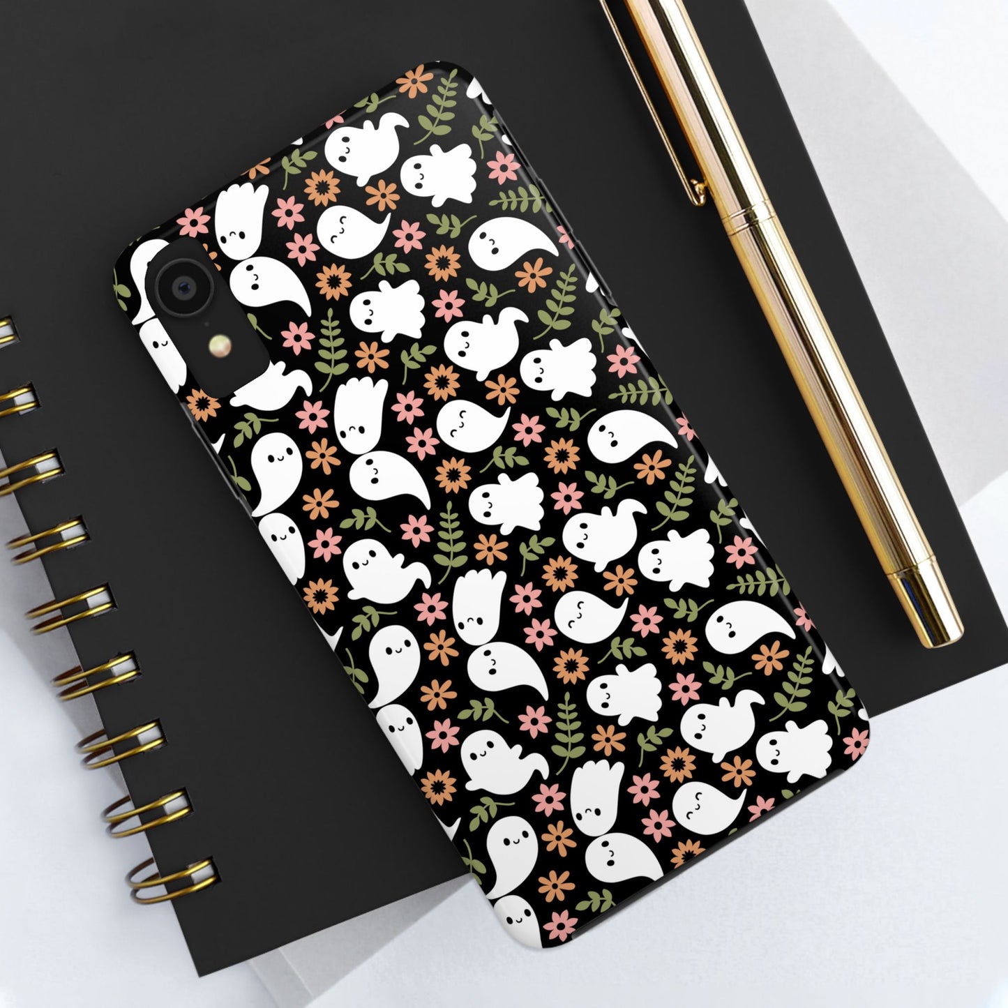 Cute Ghosts Tough Phone Cases | Spooky Fun Protection | Halloween Gift | Trendy Cell Phone Cover