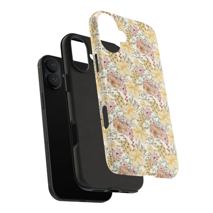 Floral Tough Phone Cases - Durable Protection, Stylish Accessories for Garden Lovers, Nature Enthusiasts, Birthdays, Holidays