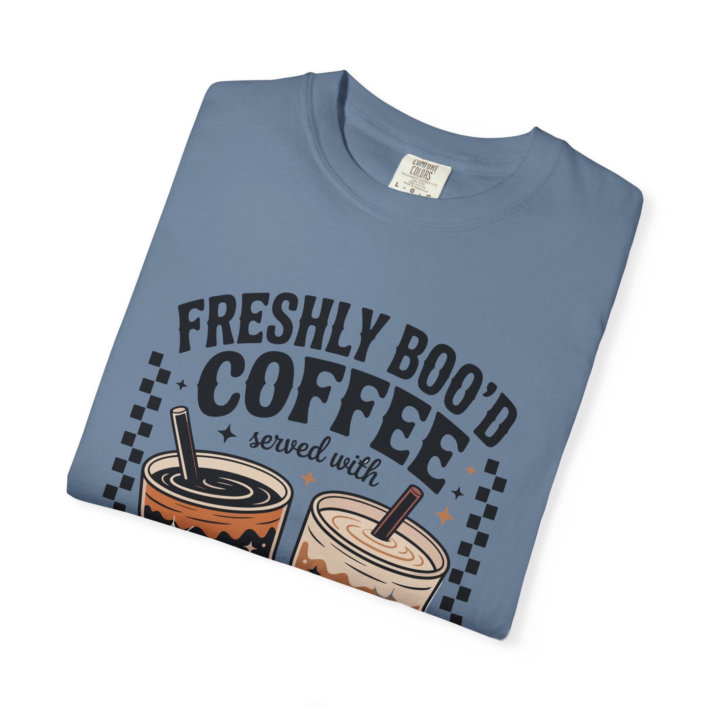 Coffee Themed Unisex T-Shirt - Freshly Boo'd Design for Halloween, Great for Fall, Gift for Coffee Lovers, Perfect for Casual Wear, [...]