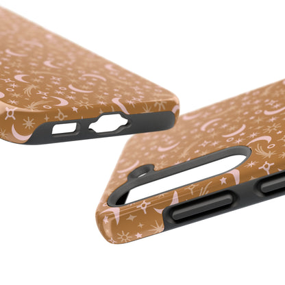 Celestial Tough Phone Cases - Starry Night, Astrology, Boho Chic, Gift for Her, Moon Phase Design