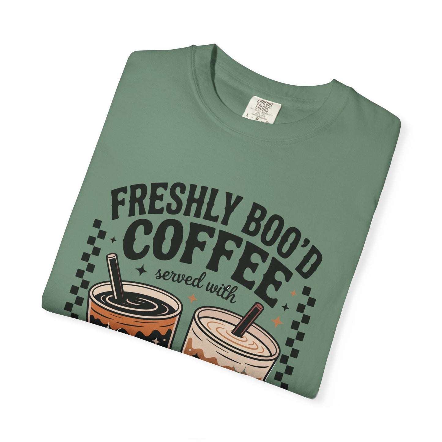 Coffee Themed Unisex T-Shirt - Freshly Boo'd Design for Halloween, Great for Fall, Gift for Coffee Lovers, Perfect for Casual Wear, [...]