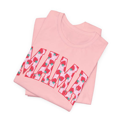Mama Floral Print Unisex Jersey Tee - Perfect Gift for Moms