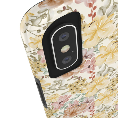 Floral Tough Phone Cases - Durable Protection, Stylish Accessories for Garden Lovers, Nature Enthusiasts, Birthdays, Holidays