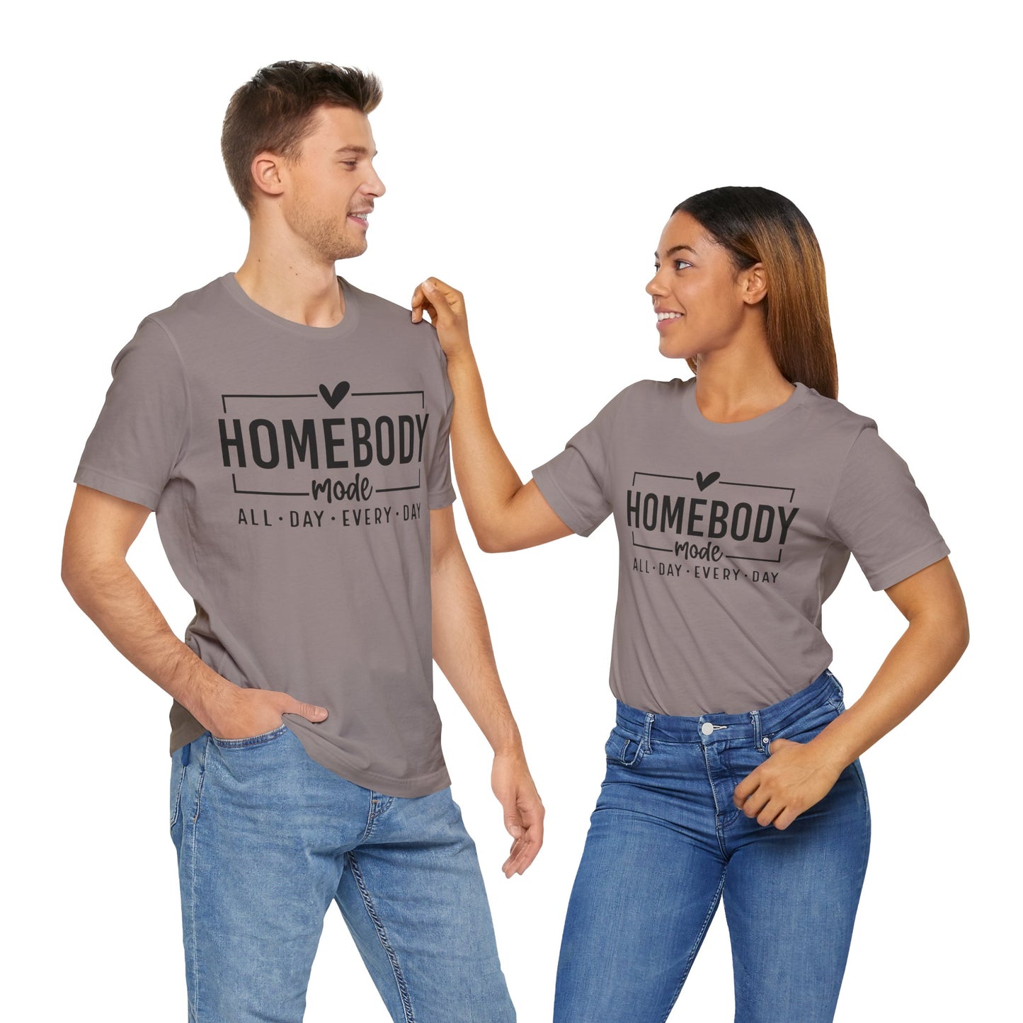 Homebody Mode Unisex Jersey Tee - Perfect for Cozy Days
