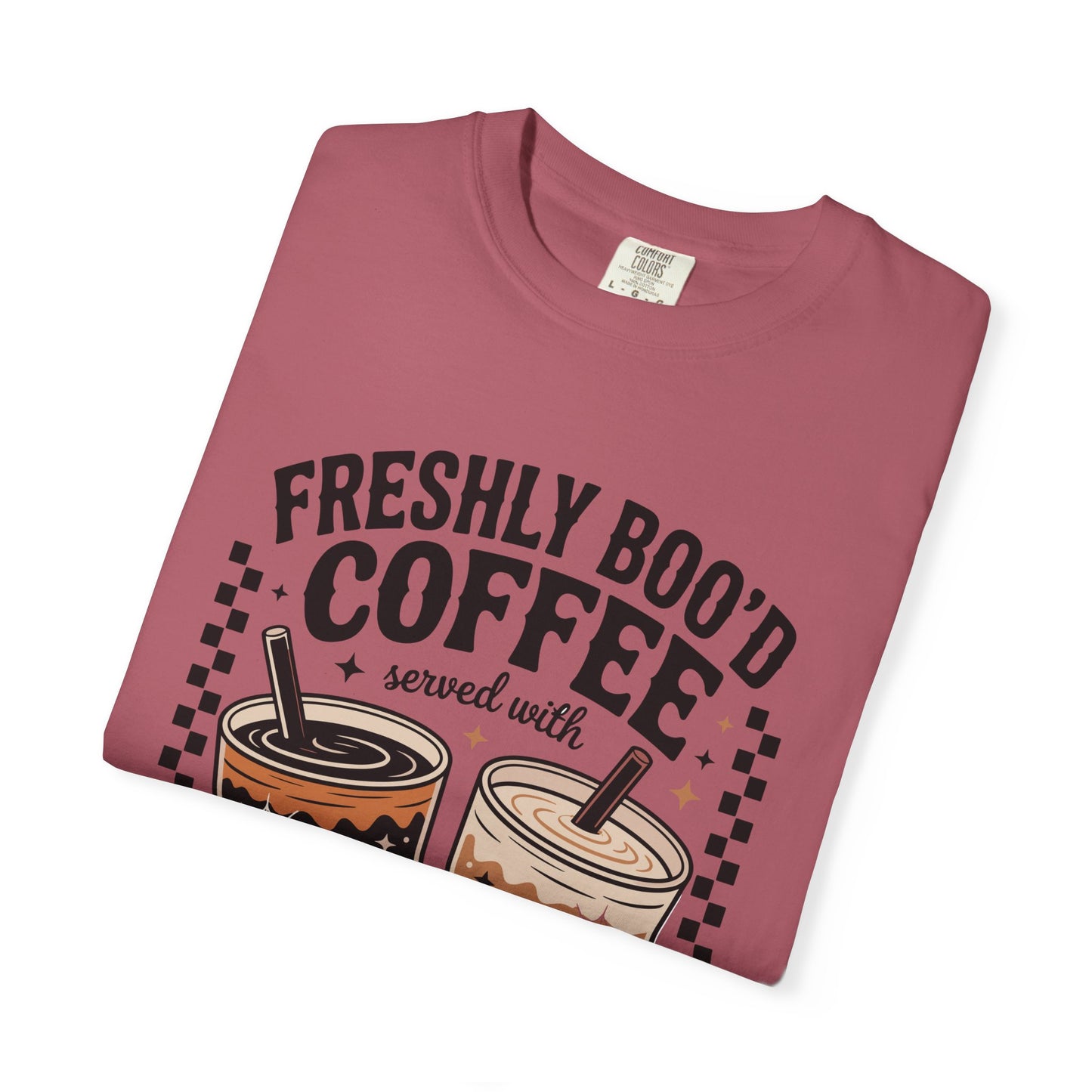 Coffee Themed Unisex T-Shirt - Freshly Boo'd Design for Halloween, Great for Fall, Gift for Coffee Lovers, Perfect for Casual Wear, [...]