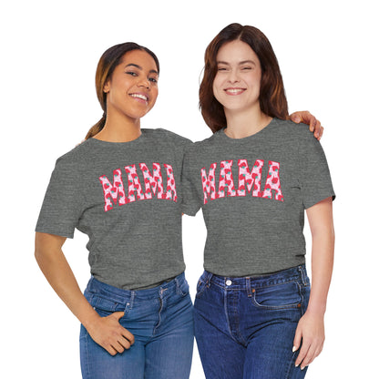 Mama Floral Print Unisex Jersey Tee - Perfect Gift for Moms