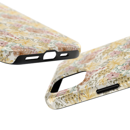 Floral Tough Phone Cases - Durable Protection, Stylish Accessories for Garden Lovers, Nature Enthusiasts, Birthdays, Holidays