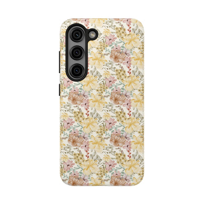 Floral Tough Phone Cases - Durable Protection, Stylish Accessories for Garden Lovers, Nature Enthusiasts, Birthdays, Holidays