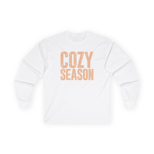 Cozy Season Long Sleeve Tee | Fall Fashion, Unisex Shirt, Autumn Wear, Comfortable Top, Gift Idea