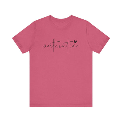 Authentic Unisex Short Sleeve Tee - Embrace Your True Self