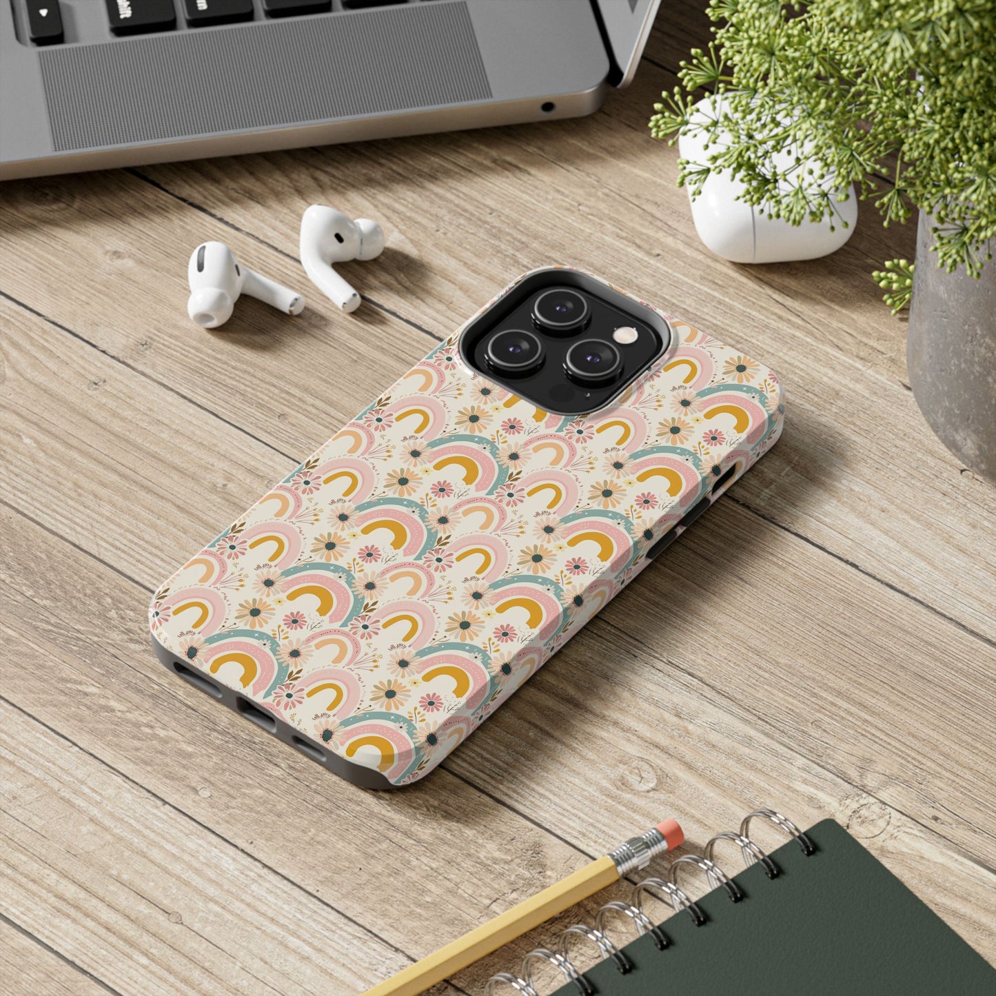 Phone Case - Muted Rainbow Design
