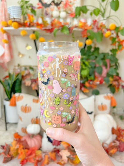 FLASH SALE  20oz Colorful Halloween Glass